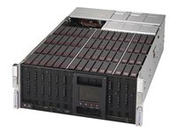 Supermicro SC946 SE2C-R1K66JBOD - Boîtier de stockage - 60 Baies (SATA-600 / SAS-3) - rack-montable - 4U CSE-946SE2C-R1K66JBOD