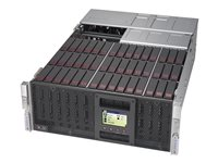 Supermicro SC946 LE1C-R1K66JBOD - Boîtier de stockage - 45 Baies (SATA-600 / SAS-3) - rack-montable - 4U CSE-946LE1C-R1K66JBOD